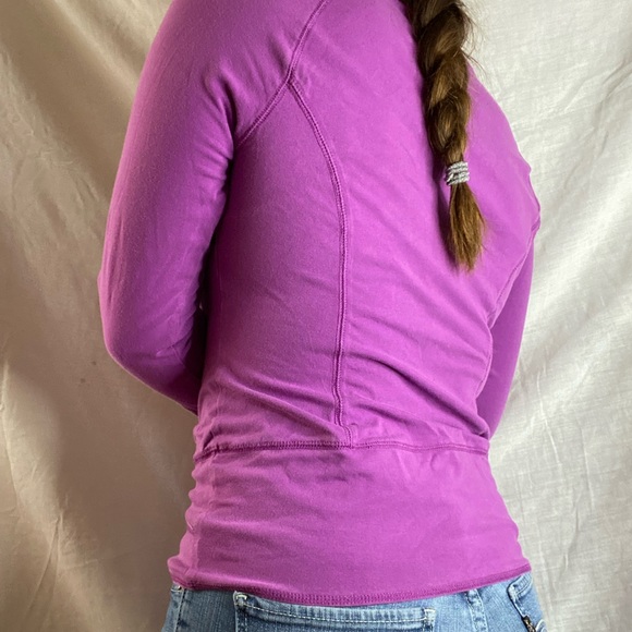 Zella purple zip up athletic jacket size small - Picture 5 of 7